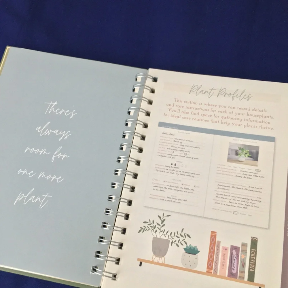 Green Vibes Only Guided Houseplant Journal
